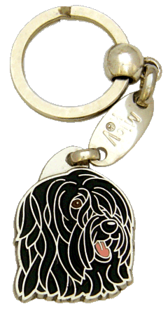 BRIARD BLACK - pet ID tag, dog ID tags, pet tags, personalized pet tags MjavHov - engraved pet tags online